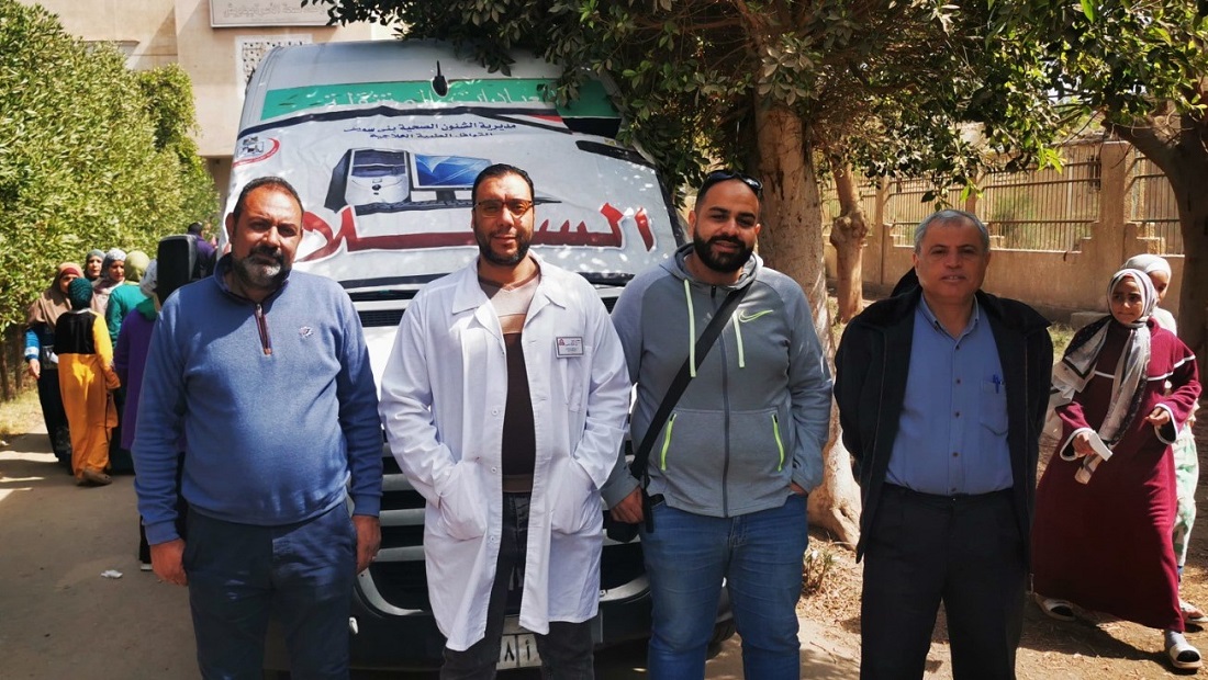 قوافل الصحة تقدم 4506 خدمة طبية لابناء شاويش